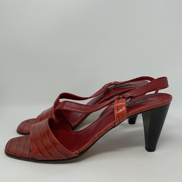 Brighton Rhodes Red pint madras heels - Picture 4 of 16